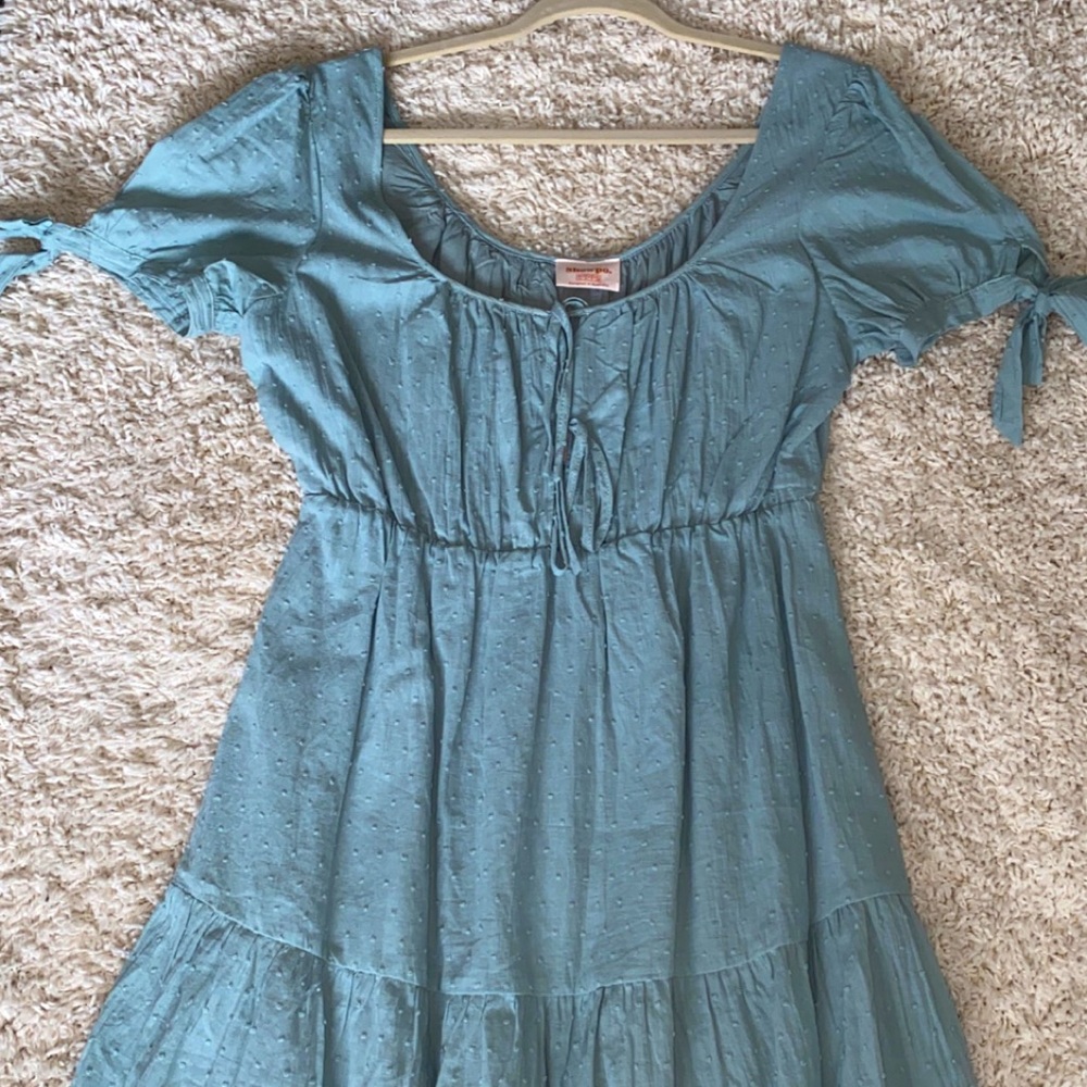 Mint green dress